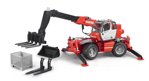 Bruder 2129 Manitou MRT 215 met accessoires