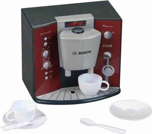 Klein Toys Bosch speelgoedkoffiezetapparaat - koffiemachine - incl. 2 kopjes - incl. geluid - rood