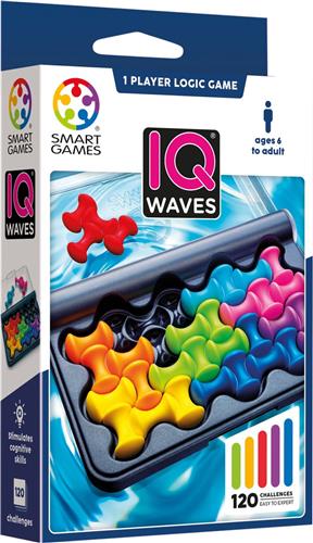 SmartGames - IQ Waves - 120 opdrachten - reisspel - denkspel