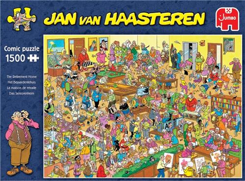 Jan van Haasteren het Bejaardentehuis 1500 stukjes - Legpuzzel