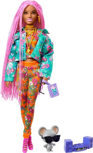 Barbie Extra Doll Roze - Modepop