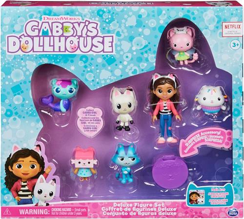 Gabby's Poppenhuis - Speelfigurenset - met Gabby, 6 katjes en 1 poppenhuispakketje