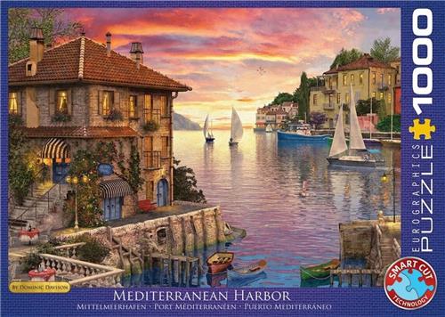 Puzzel - Mediterranean Harbor - Dominic Davison (1000)