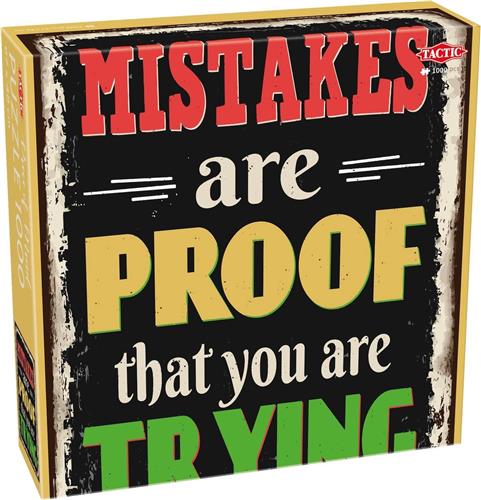 Mistakes Proof of Trying - 1000pcs