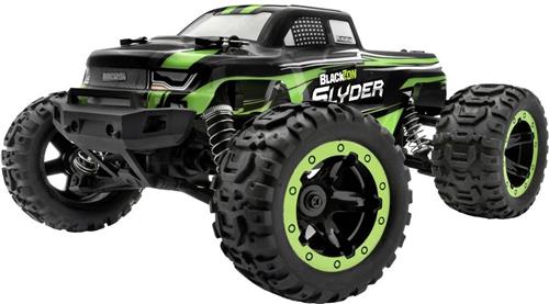 Blackzon Slyder MT 1/16 Groen Brushed 1:16 RC auto Elektro Monstertruck 4WD RTR 2,4 GHz