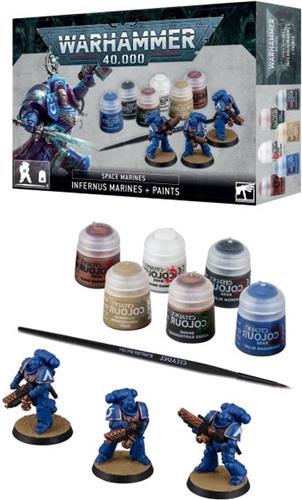 Space Marines - Assault Intercessors + Paints Set - 60-11