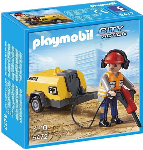 PLAYMOBIL Werkman met drilboor - 5472