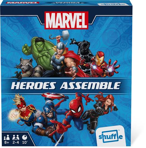 Shuffle - Marvel Heroes Assemble - Kaartspel - Familiespel - Coöperatief Kaartspel - Voor fans van Marvel Snap