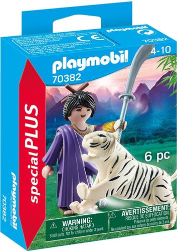 PLAYMOBIL Special Plus Aziatische vechter met tijger - 70382