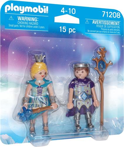 PLAYMOBIL Duopack Ijsprinses en Ijsprins - 71208