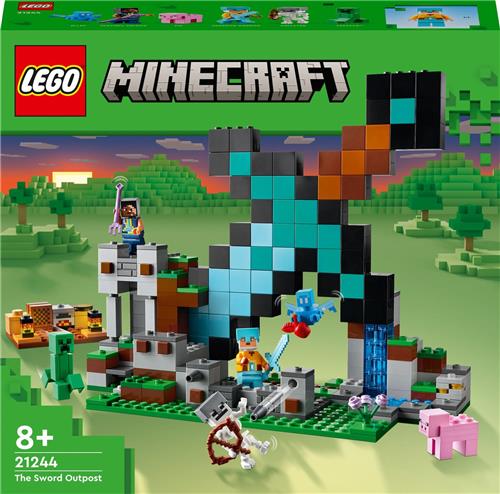 LEGO Minecraft Uitvalbasis Zwaard Bouwspeelgoed - 21244