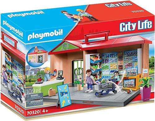 Playmobil - Take Along Grocery Store (70320)