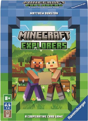 Ravensburger Minecraft Explorers - Coöperatief Kaartspel voor Kinderen