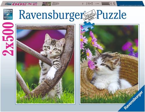 Ravensburger 2in1 Puzzel Poezen 2x500 Stukjes