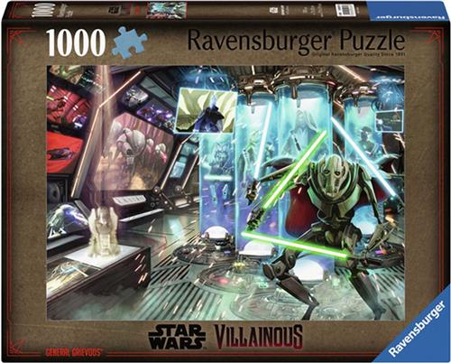 Legpuzzel Star Wars Villainous General Grievous, 1000st.