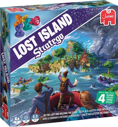 Jumbo - Stratego - Lost Island - Bordspel vanaf 8 jaar - Multiplayer 4 spelers