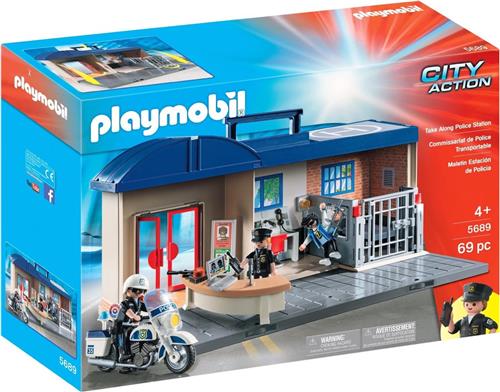 PLAYMOBIL Meeneem politiestation - 5689