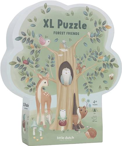 Little Dutch Vloerpuzzel - Forest Friends FSC