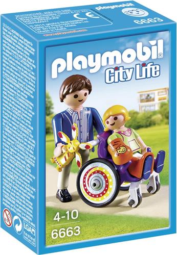 PLAYMOBIL Kind in rolstoel - 6663