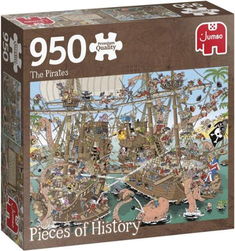 Jumbo - The Pirates - Premium Quality Puzzel Pieces of History - Legpuzzel - 950 stukjes