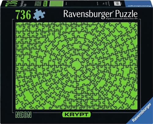 Legpuzzel Krypt Neon Green, 736st.