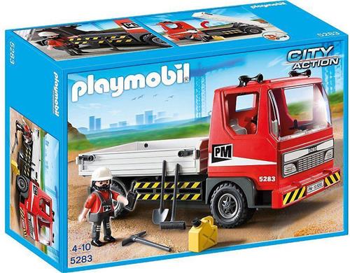 PLAYMOBIL 5283 Vrachtwagen Op Bouwerf