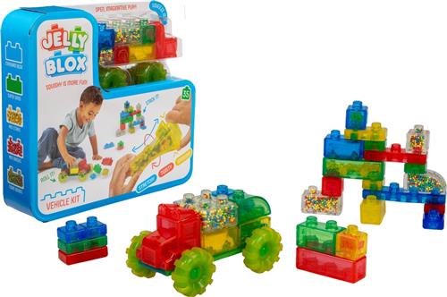 Goliath Jelly Blox Auto - Constructiespeelgoed - Zachte Bouwblokken - Pijnvrij Spelen - Vanaf 2 jaar