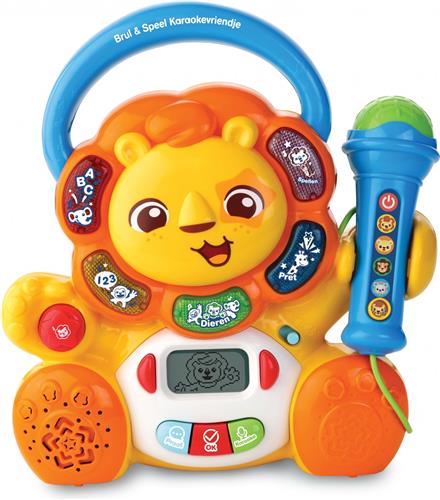 VTech Baby Brul & Speel Karaokevriendje - Interactief Speelgoed - Lichteffecten en Muziek - Van 2 tot 5 Jaar