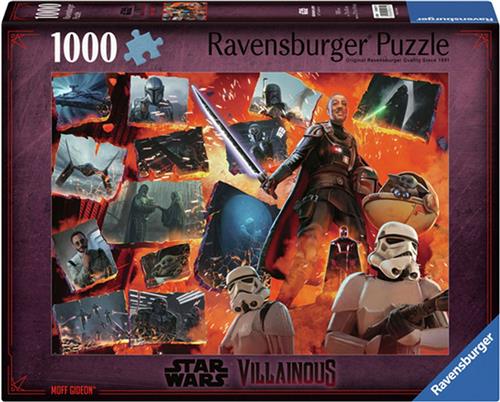 Legpuzzel Star Wars Villainous Moff Gideon, 1000st.