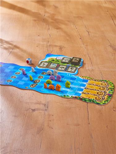 HABA Spiel Kinderspiel Wasserdrachen, Würfelspiel und Laufspiel