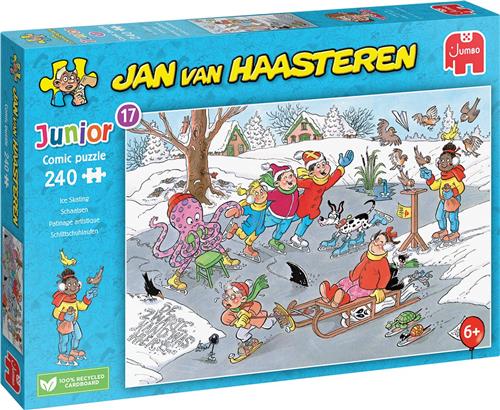 Jan Van Haasteren Junior - Schaatsen (240 Stukjes), 6Y+