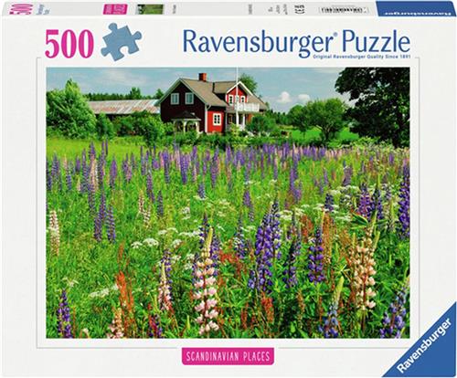 Ravensburger puzzel Boerderij in Zweden - Legpuzzel - 500 stukjes