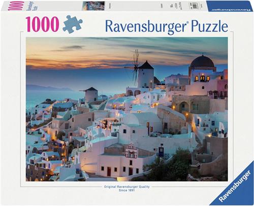 Legpuzzel Avond in Santorini, 1000st.