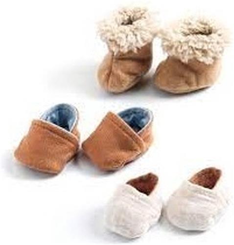 Djeco kleding 3 pairs of slippers