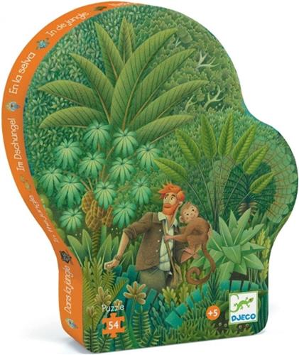 Djeco silhouette puzzel Jungle | 54 pcs