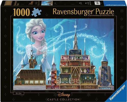 Legpuzzel Disney Castles Elsa, 1000st.