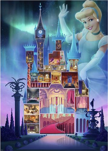 Legpuzzel Disney Castles Cinderella, 1000st.