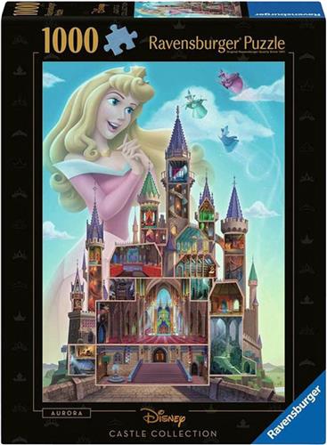 Legpuzzel Disney Castles Aurora, 1000st.