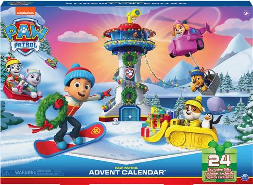 PAW Patrol - Adventkalendar 2021 - 24 Actiefiguren en accessoires