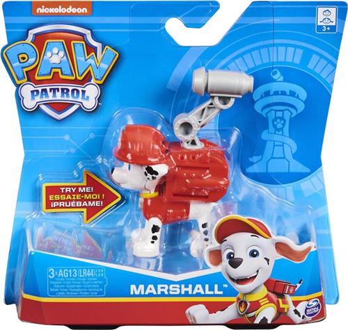 PAW Patrol - Action Pack Marshall-actiefiguur met geluiden - 6 cm