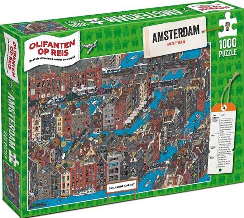 Olifanten op Reis - Amsterdam (1000)