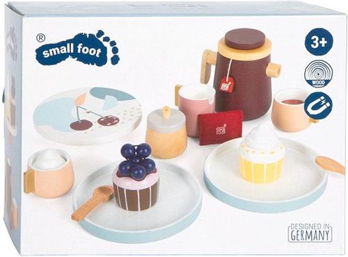 Small Foot - Houten Koffie en Theeset Tasty, 16dlg.