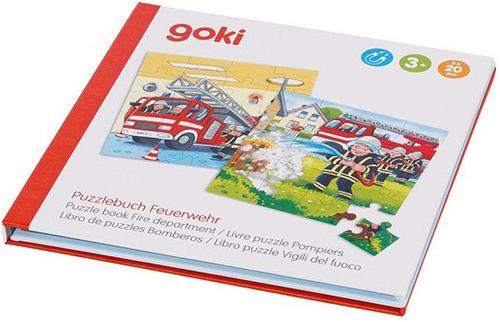 Goki Magnetisch Legpuzzelboek Brandweer, 40st.