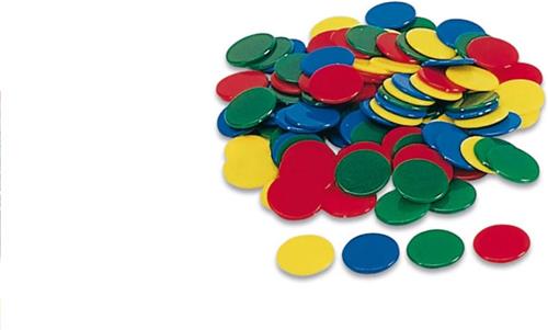 Cayro - Color Chips - Gekleurde Fishes - 100 Stuks