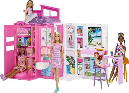 Barbie 65 jaar Vakantiehuis - Barbiepop - Barbiehuis