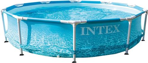 Intex Beachside Metal Frame Pool Set - Opzetzwembad - Ø 305 x 76 cm met filterpomp