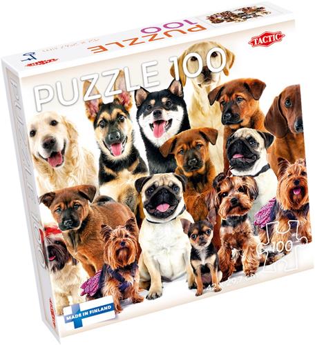 Group of Cute Dogs puzzel 100 stukjes