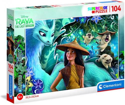 CLEMENTONI DISNEY RAYA PUZZEL 104 STUKJES