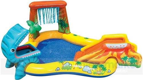 Intex Dinosaurus Zwembad Speelcentrum - Jonge Kinderen - Waterspeelgoed - Garden Select