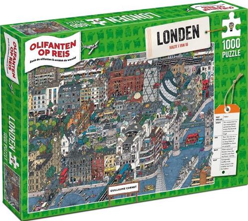 Olifanten op Reis - Londen (1000)